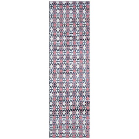 Safavieh Montauk Runner Rug, Coral and Multicolor - 2 ft.-3 in. x 8 ft. MTK123D-28